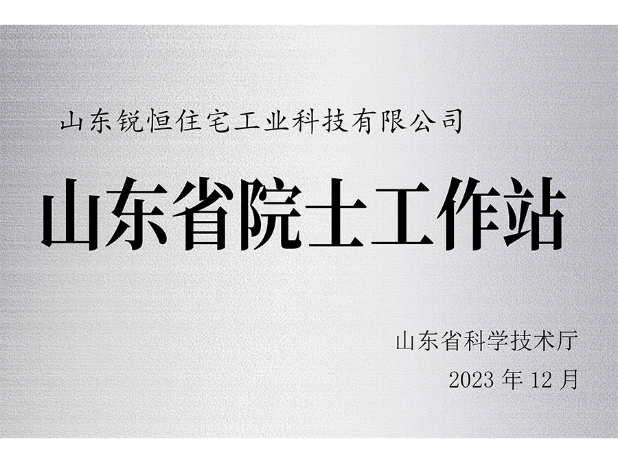山东省院士工作站
